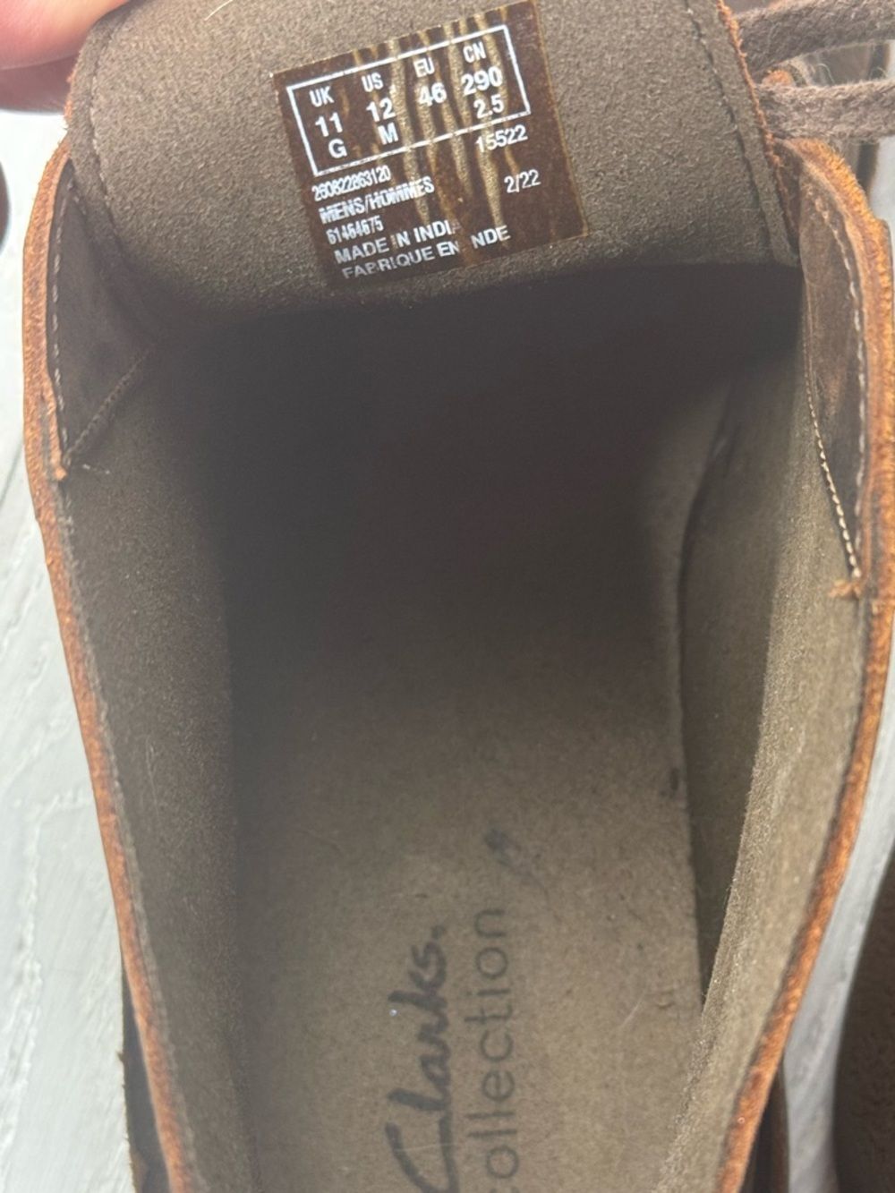 Clarks Men's Bushacre 2 Chukka Boot, Size 12, Casual leather boot 15522 - Picture 7 of 7